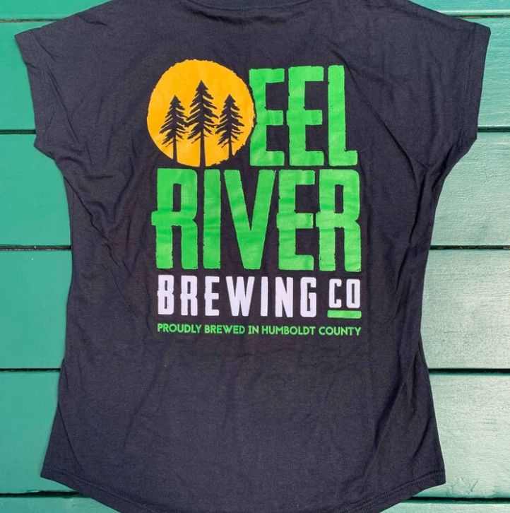 Black V-Neck Women's Shirt