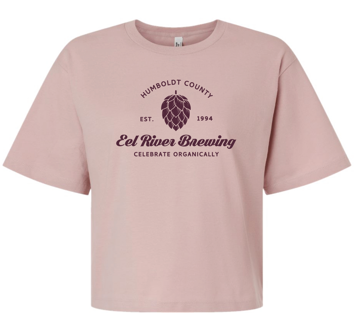 Blush Pink Crop T-Shirt